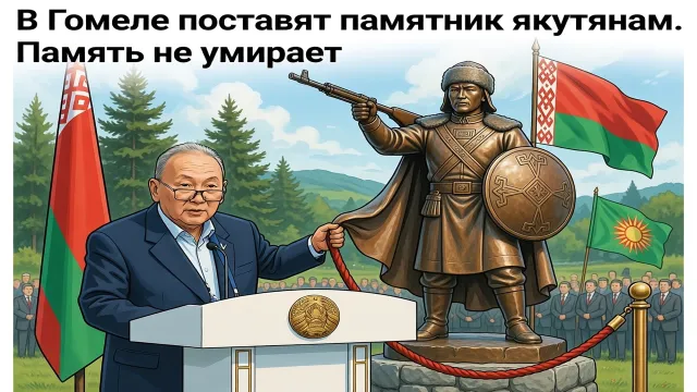 В Гомеле поставят памятник якутянам. Память не умирает